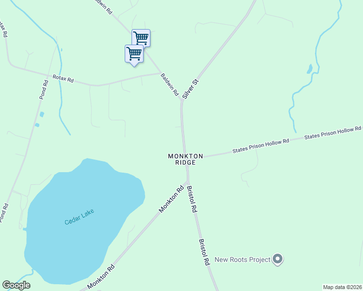 map of restaurants, bars, coffee shops, grocery stores, and more near 216 Monkton Ridge in Monkton