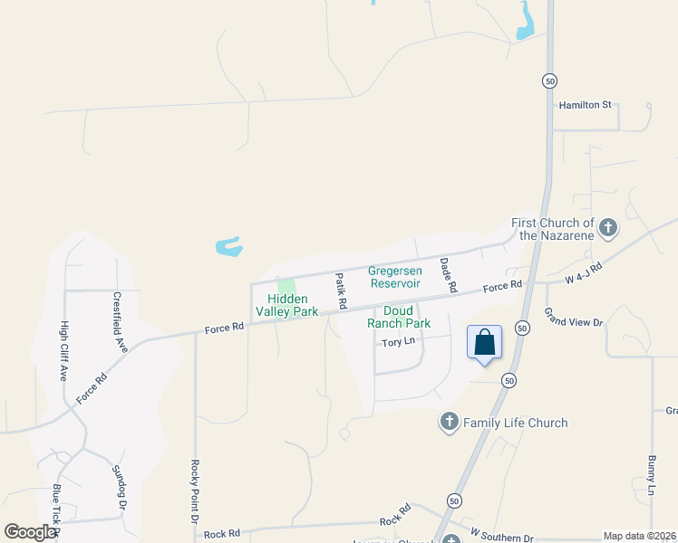 map of restaurants, bars, coffee shops, grocery stores, and more near 4200 Patik Road in Gillette