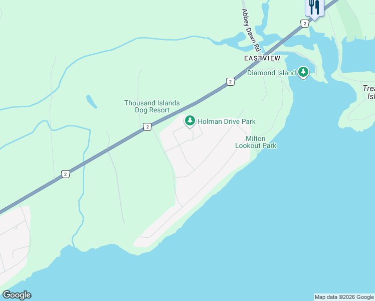 map of restaurants, bars, coffee shops, grocery stores, and more near 5 Wilmot Street in Kingston