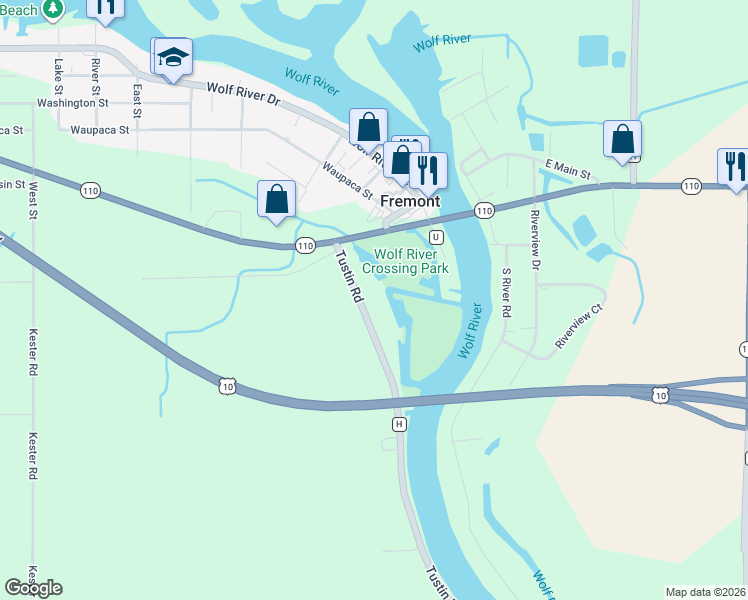 map of restaurants, bars, coffee shops, grocery stores, and more near 210 Tustin Road in Fremont