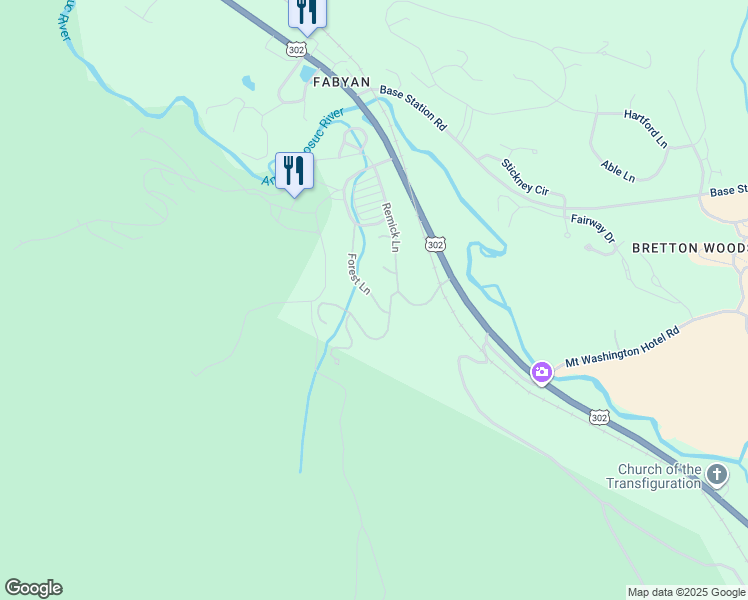 map of restaurants, bars, coffee shops, grocery stores, and more near 35 Forest Lane in Carroll