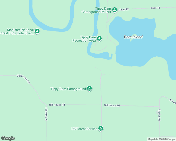 map of restaurants, bars, coffee shops, grocery stores, and more near 1306 North Tippy Dam Road in Wellston