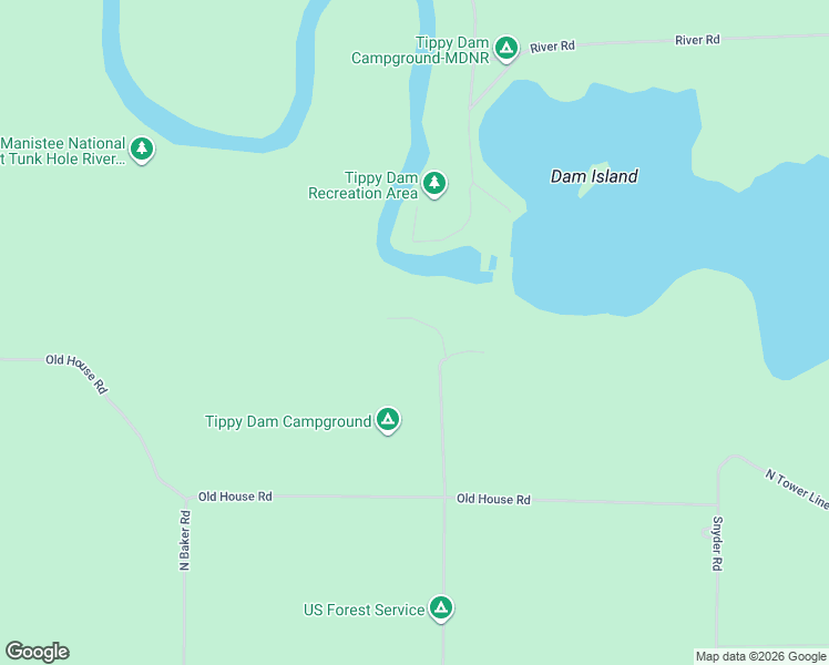 map of restaurants, bars, coffee shops, grocery stores, and more near 1306 North Tippy Dam Road in Wellston