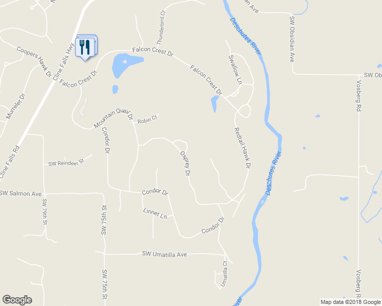 map of restaurants, bars, coffee shops, grocery stores, and more near 1966 Kingfisher Circle in Redmond