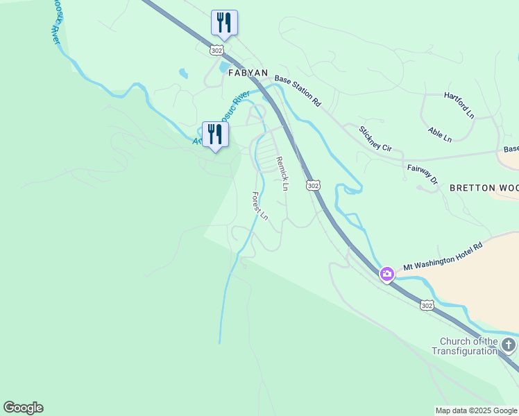 map of restaurants, bars, coffee shops, grocery stores, and more near 116 Remick Lane in Carroll