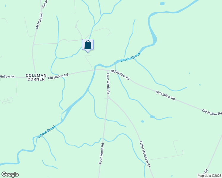 map of restaurants, bars, coffee shops, grocery stores, and more near 1060 Four Winds Road in Ferrisburgh