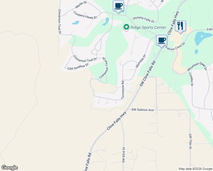 map of restaurants, bars, coffee shops, grocery stores, and more near 8494 Forest Ridge Loop in Redmond