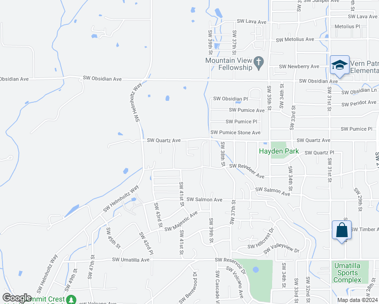 map of restaurants, bars, coffee shops, grocery stores, and more near 2000 Southwest 41st Street in Redmond