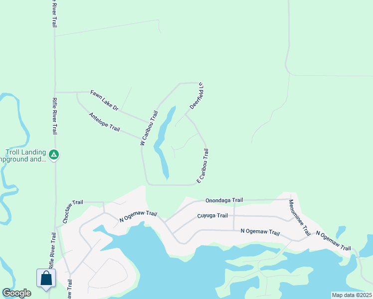 map of restaurants, bars, coffee shops, grocery stores, and more near 1756-1798 White Tail Court in West Branch