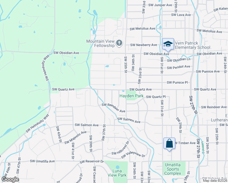 map of restaurants, bars, coffee shops, grocery stores, and more near 1550 Southwest 36th Street in Redmond