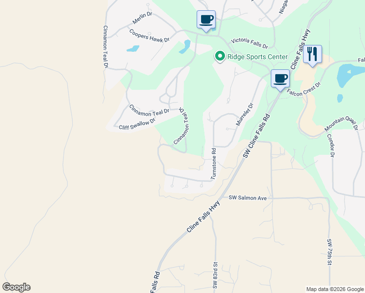 map of restaurants, bars, coffee shops, grocery stores, and more near 8494 Forest Ridge Loop in Redmond