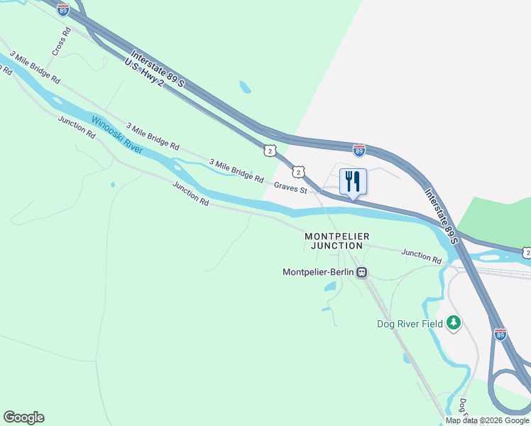 map of restaurants, bars, coffee shops, grocery stores, and more near 525 Junction Road in Berlin