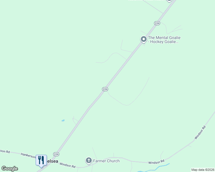 map of restaurants, bars, coffee shops, grocery stores, and more near 398 Togus Road in Chelsea