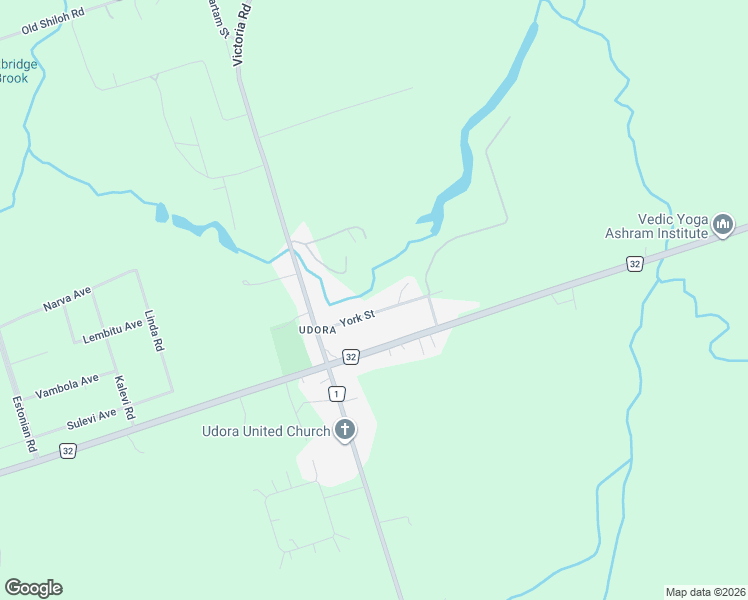 map of restaurants, bars, coffee shops, grocery stores, and more near 28 York Street in Georgina