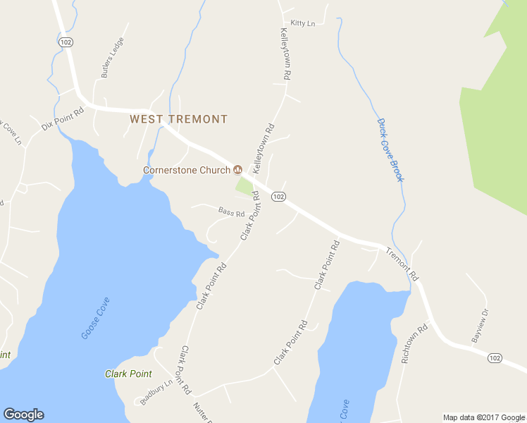 map of restaurants, bars, coffee shops, grocery stores, and more near 283 Clark Point Road in Tremont