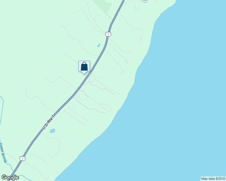 map of restaurants, bars, coffee shops, grocery stores, and more near 55 Sunrise Point Road in Lincolnville