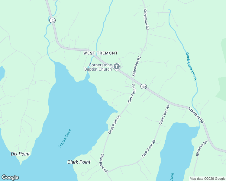 map of restaurants, bars, coffee shops, grocery stores, and more near 42 Bass Road in Tremont