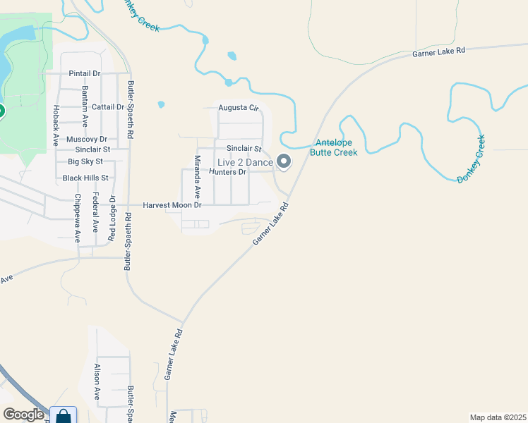 map of restaurants, bars, coffee shops, grocery stores, and more near 1926 Harvest Moon Drive in Gillette