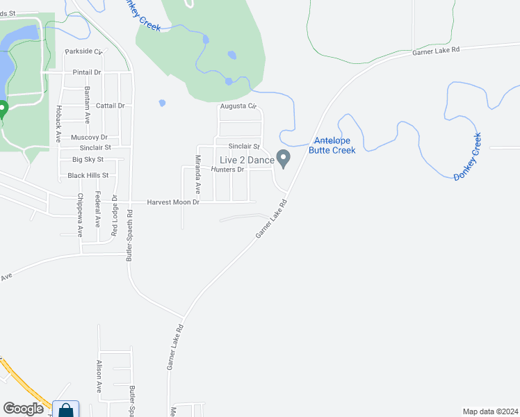 map of restaurants, bars, coffee shops, grocery stores, and more near 1926 Harvest Moon Drive in Gillette