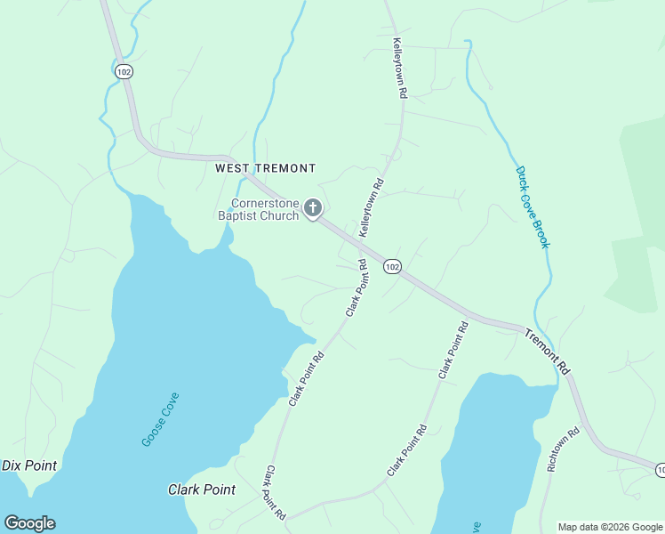 map of restaurants, bars, coffee shops, grocery stores, and more near 42 Bass Road in Tremont