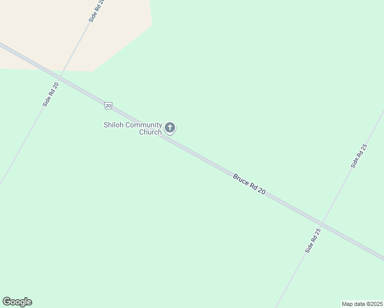 map of restaurants, bars, coffee shops, grocery stores, and more near 2207 Bruce County Road 20 in Tiverton