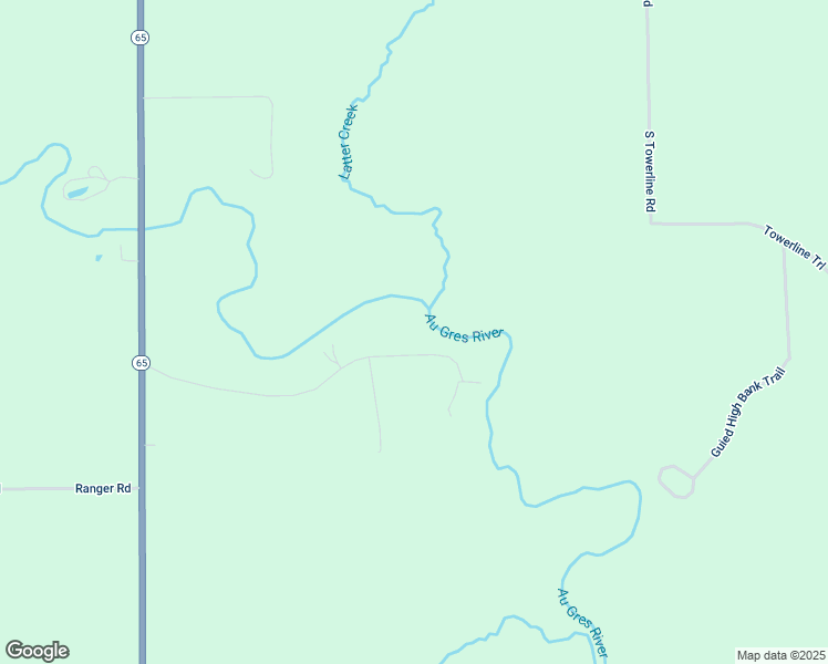 map of restaurants, bars, coffee shops, grocery stores, and more near 6500-6998 Maple Acres Drive in Whittemore