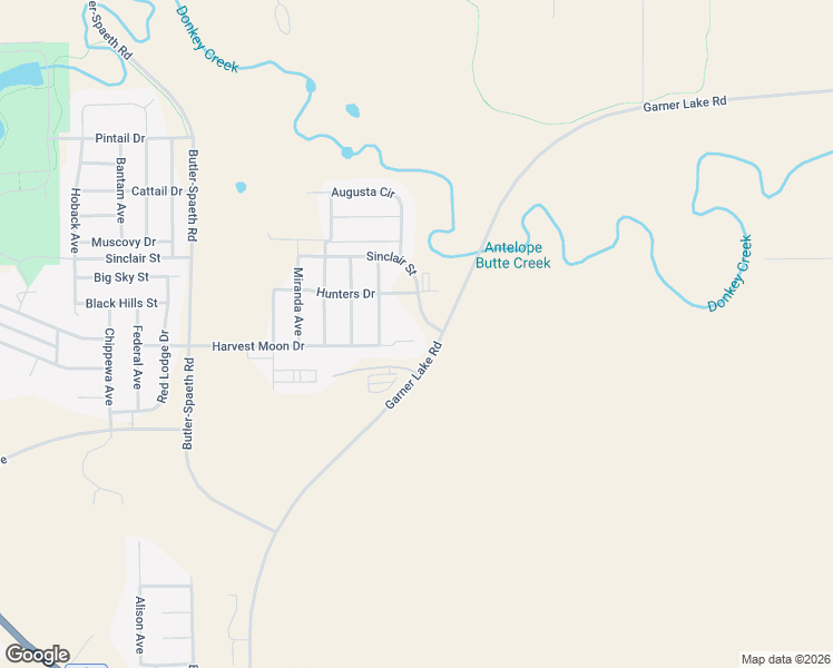 map of restaurants, bars, coffee shops, grocery stores, and more near 2050 Sinclair Street in Gillette