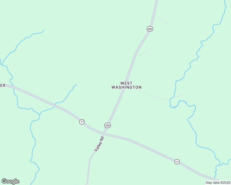 map of restaurants, bars, coffee shops, grocery stores, and more near 105 Maine 206 in Washington