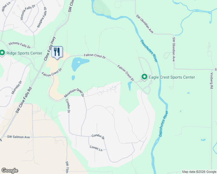 map of restaurants, bars, coffee shops, grocery stores, and more near 7037 Robin Court in Redmond