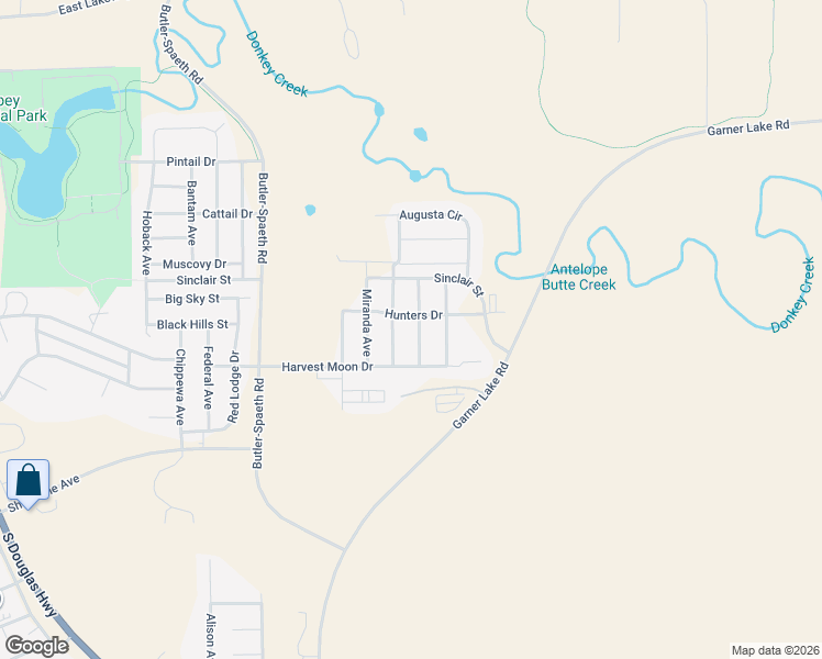 map of restaurants, bars, coffee shops, grocery stores, and more near 3711 Triton Avenue in Gillette