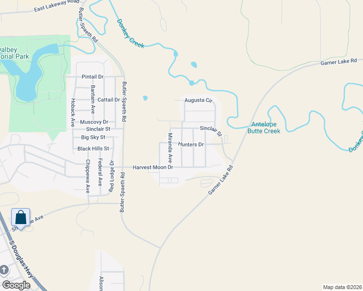 map of restaurants, bars, coffee shops, grocery stores, and more near 3711 Triton Avenue in Gillette