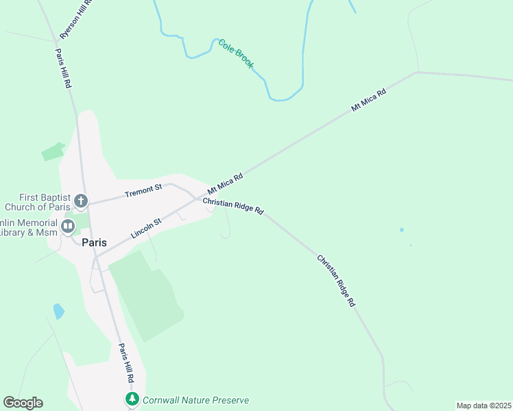 map of restaurants, bars, coffee shops, grocery stores, and more near 27 Mount Mica Road in Paris