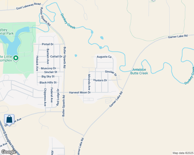 map of restaurants, bars, coffee shops, grocery stores, and more near 3501 Triton Avenue in Gillette