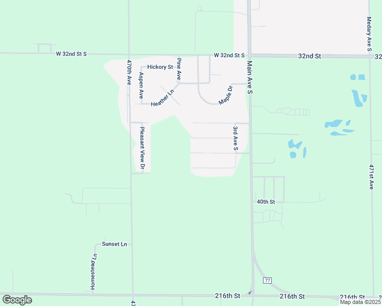 map of restaurants, bars, coffee shops, grocery stores, and more near 100 37th Street South in Brookings