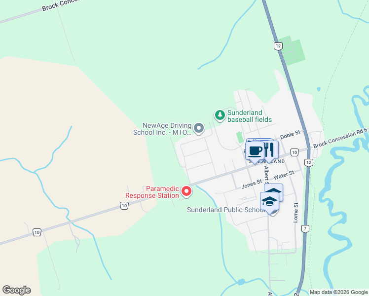 map of restaurants, bars, coffee shops, grocery stores, and more near 2 Art Welsh Lane in Sunderland