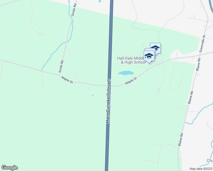 map of restaurants, bars, coffee shops, grocery stores, and more near 97 Maple Street in Farmingdale