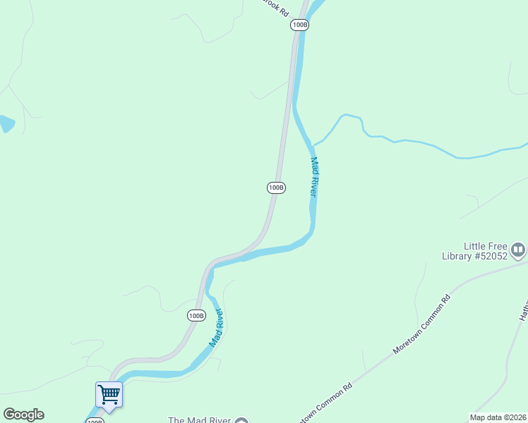 map of restaurants, bars, coffee shops, grocery stores, and more near 2443 Vermont 100B in Moretown