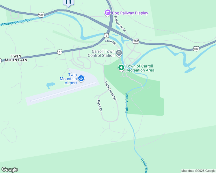 map of restaurants, bars, coffee shops, grocery stores, and more near Tuttlebrook Road in Carroll