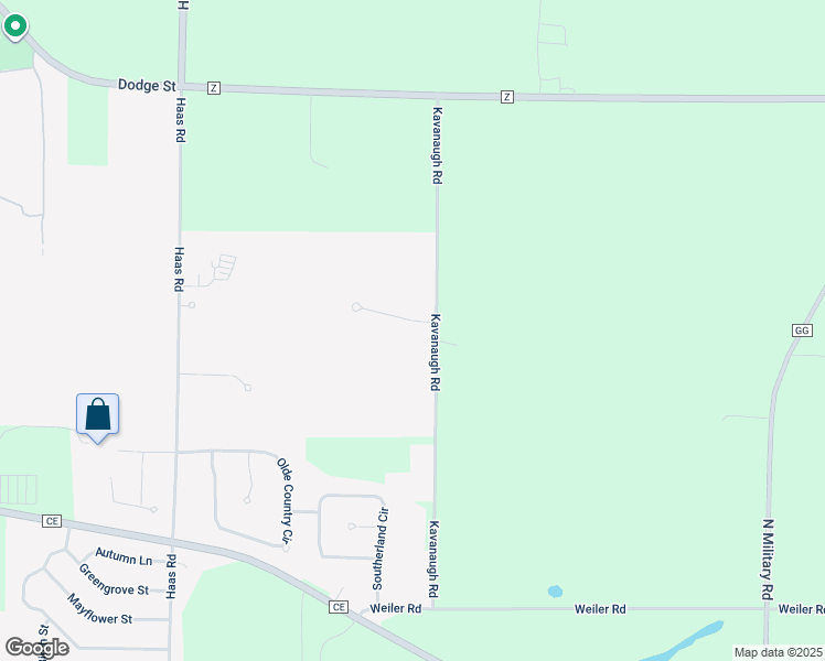 map of restaurants, bars, coffee shops, grocery stores, and more near 2441 Fairway Drive in Kaukauna