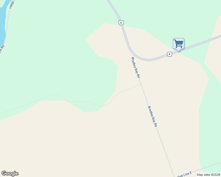 map of restaurants, bars, coffee shops, grocery stores, and more near 4466 James Road in Harcourt