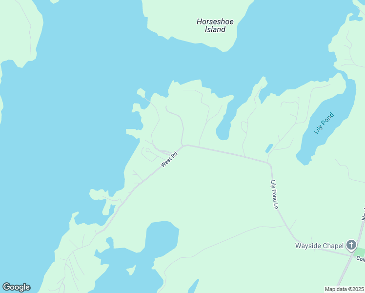 map of restaurants, bars, coffee shops, grocery stores, and more near 360 West Road in West Gardiner