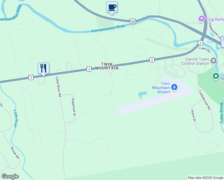 map of restaurants, bars, coffee shops, grocery stores, and more near Ruth Road in Carroll