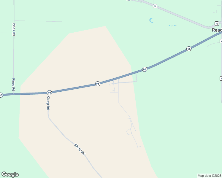 map of restaurants, bars, coffee shops, grocery stores, and more near E8791 Wisconsin 96 in Fremont