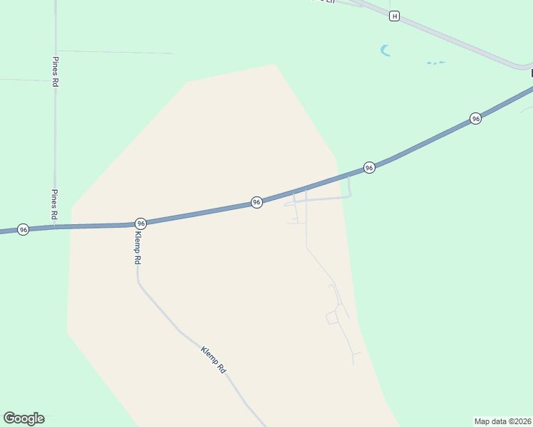 map of restaurants, bars, coffee shops, grocery stores, and more near E8791 Wisconsin 96 in Fremont