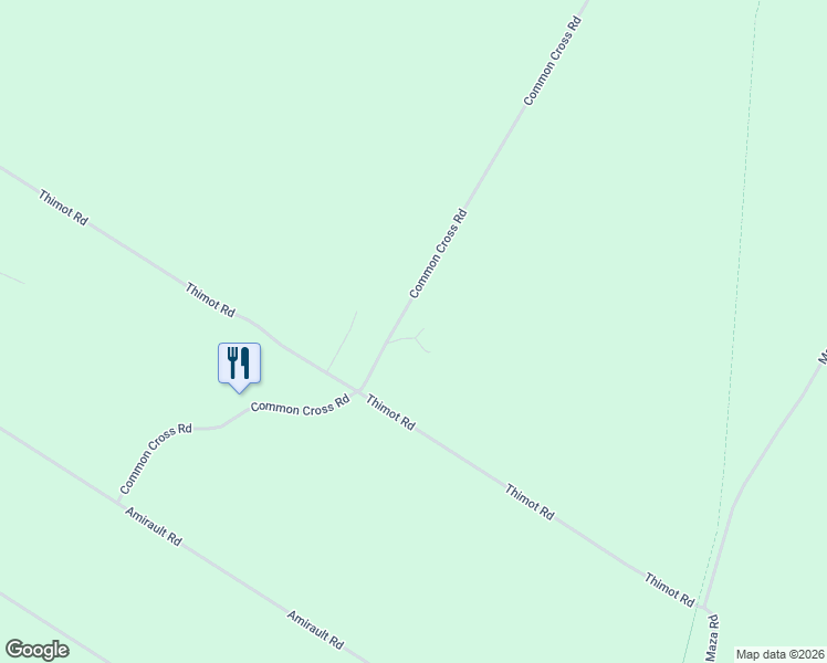 map of restaurants, bars, coffee shops, grocery stores, and more near 228 Common Cross Road in Saulnierville