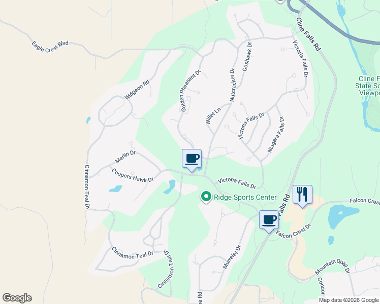 map of restaurants, bars, coffee shops, grocery stores, and more near 1069 Golden Pheasant Drive in Redmond