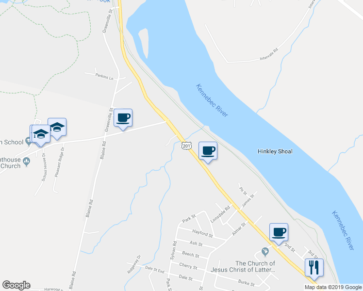 map of restaurants, bars, coffee shops, grocery stores, and more near 2 Louden Street in Farmingdale