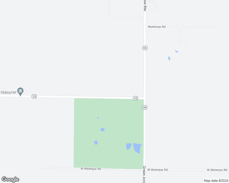 map of restaurants, bars, coffee shops, grocery stores, and more near 6190 West Blue Road in Lake City