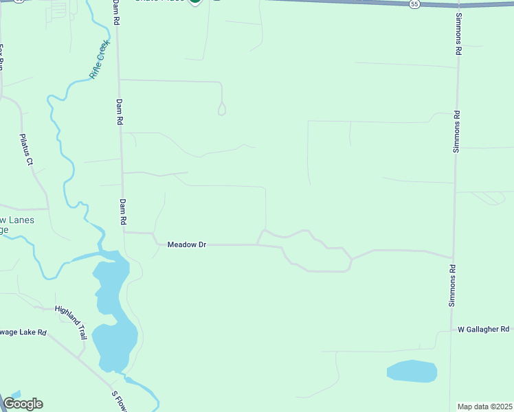 map of restaurants, bars, coffee shops, grocery stores, and more near 1782-1996 Meadow Drive in West Branch