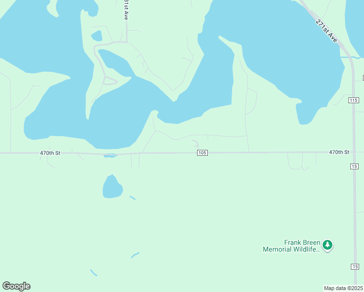 map of restaurants, bars, coffee shops, grocery stores, and more near 27864 470th Street in Madison Lake